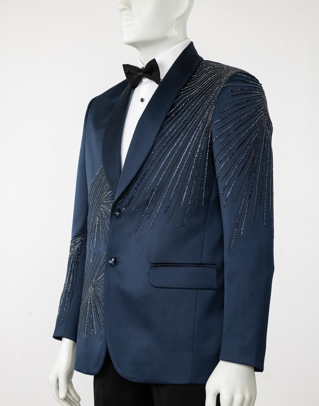 Elegant Blazer by gabbana.in - Classic Indian Party Wear Attire for Men
