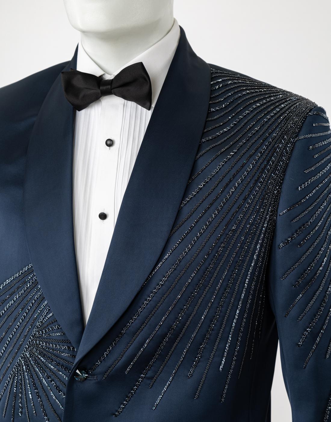 Elegant Blazer by gabbana.in - Classic Indian Party Wear Attire for Men