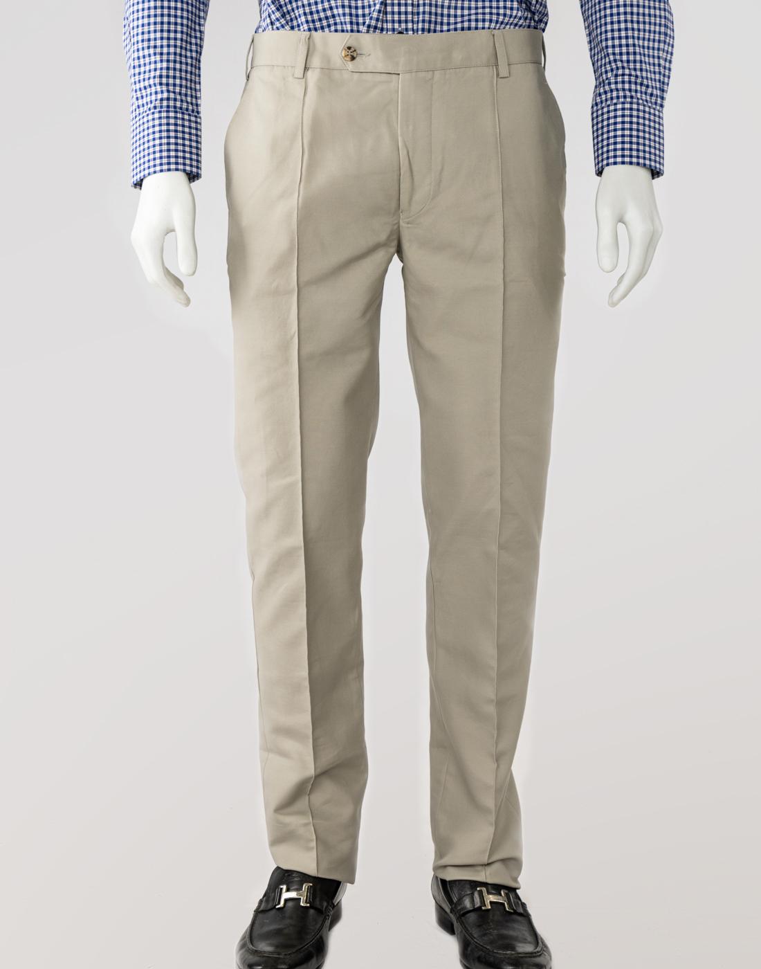 Pleated Terry Trouser Pants