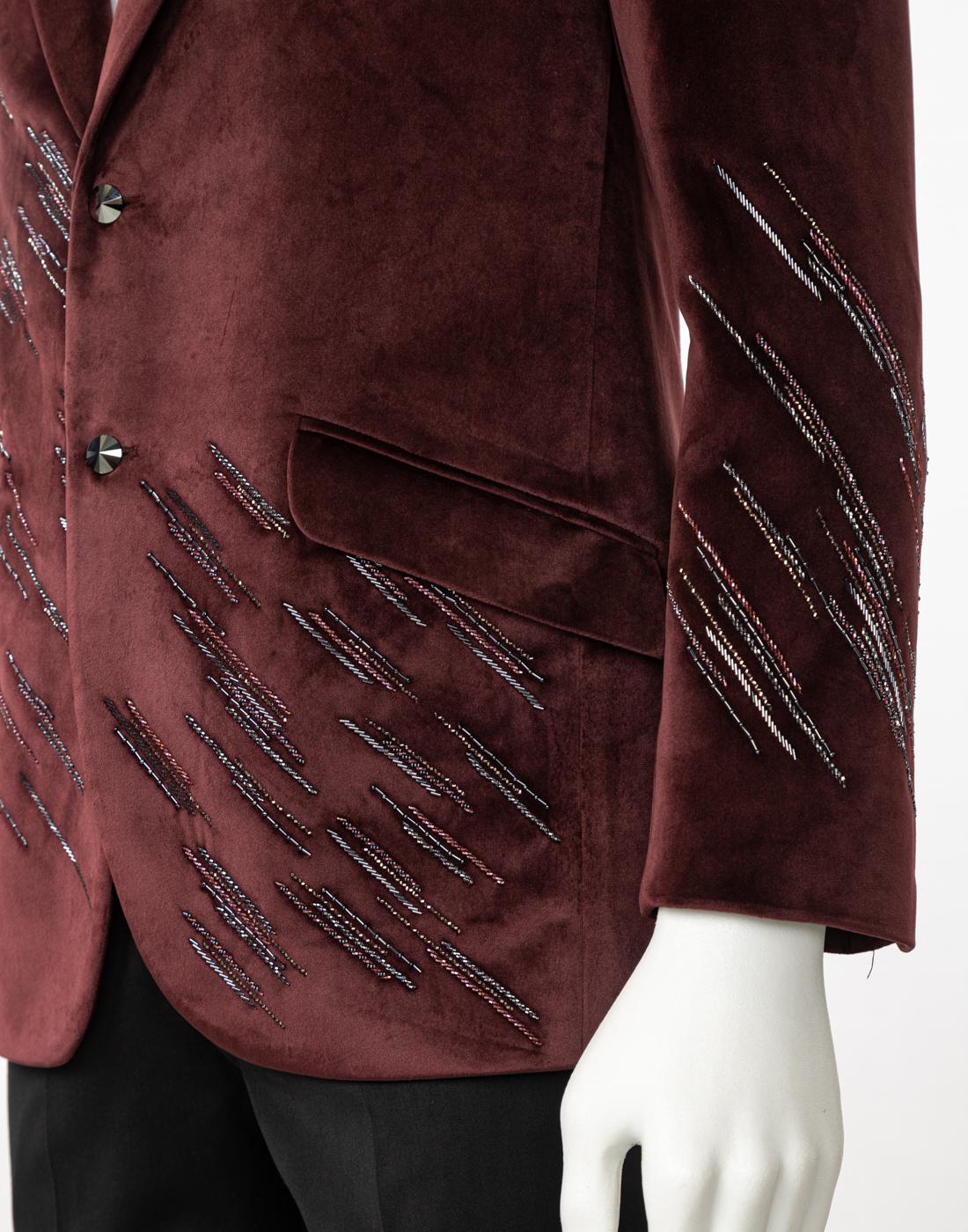 Elegant Blazer by gabbana.in - Classic Indian Party Wear Attire for Men